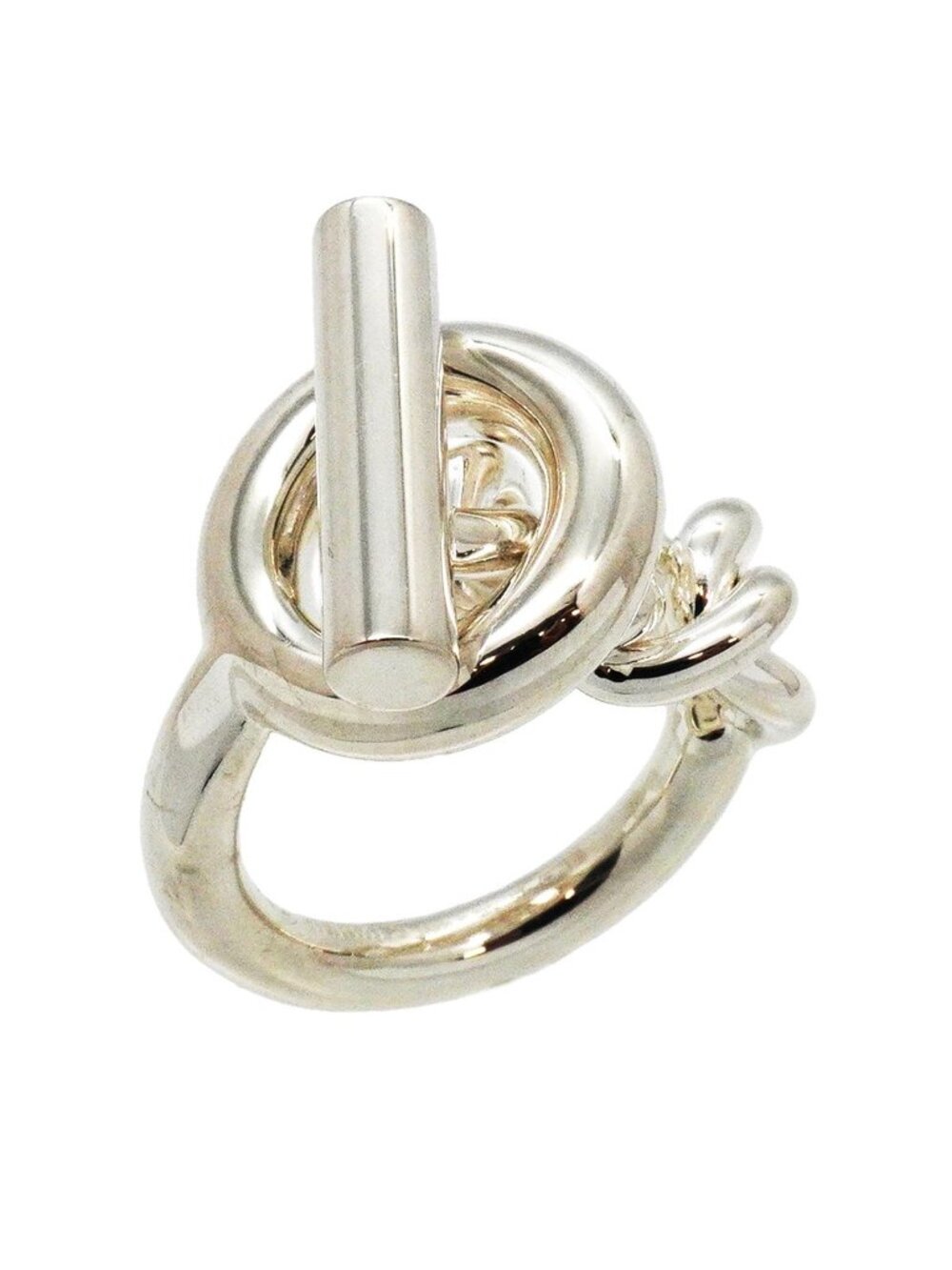 Hermes Ring Croisette 925 Sterling Silver